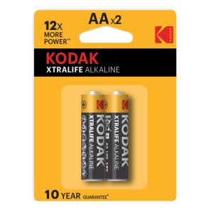 باتری قلمی کداک 2 عددی اکسترالایف ( kodak aa xtralife )