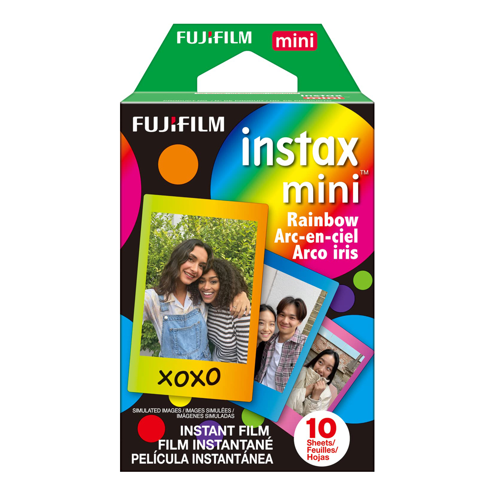 فیلم دوربین فوجی instax مینی مدل رین بوو (RAINBOW) (10 تایی)