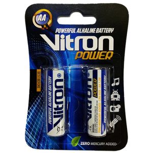 باتری قلمی ویترون (VITRON) پریمیم آلکالاین 2 عددی