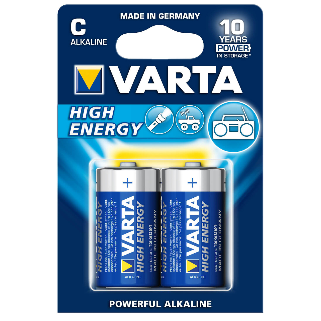 باتری متوسط وارتا های انرژی 2 عددی