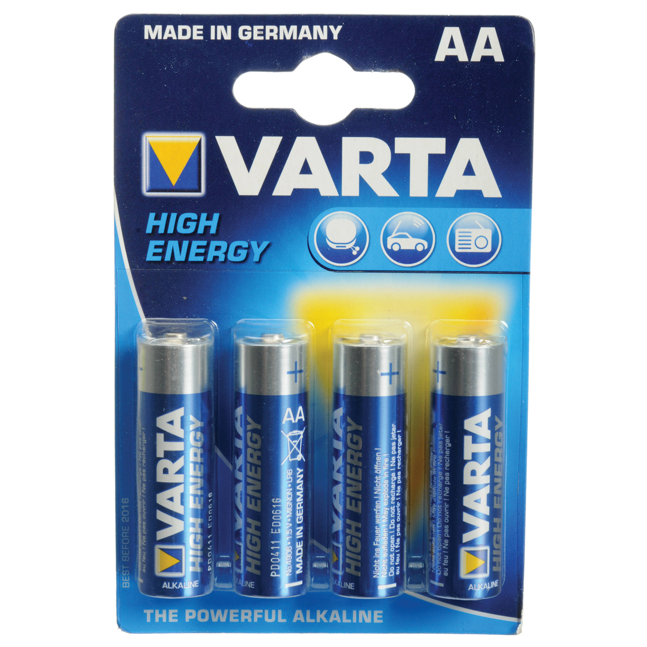 باتری قلمی وارتا های انرژی 4 عددی