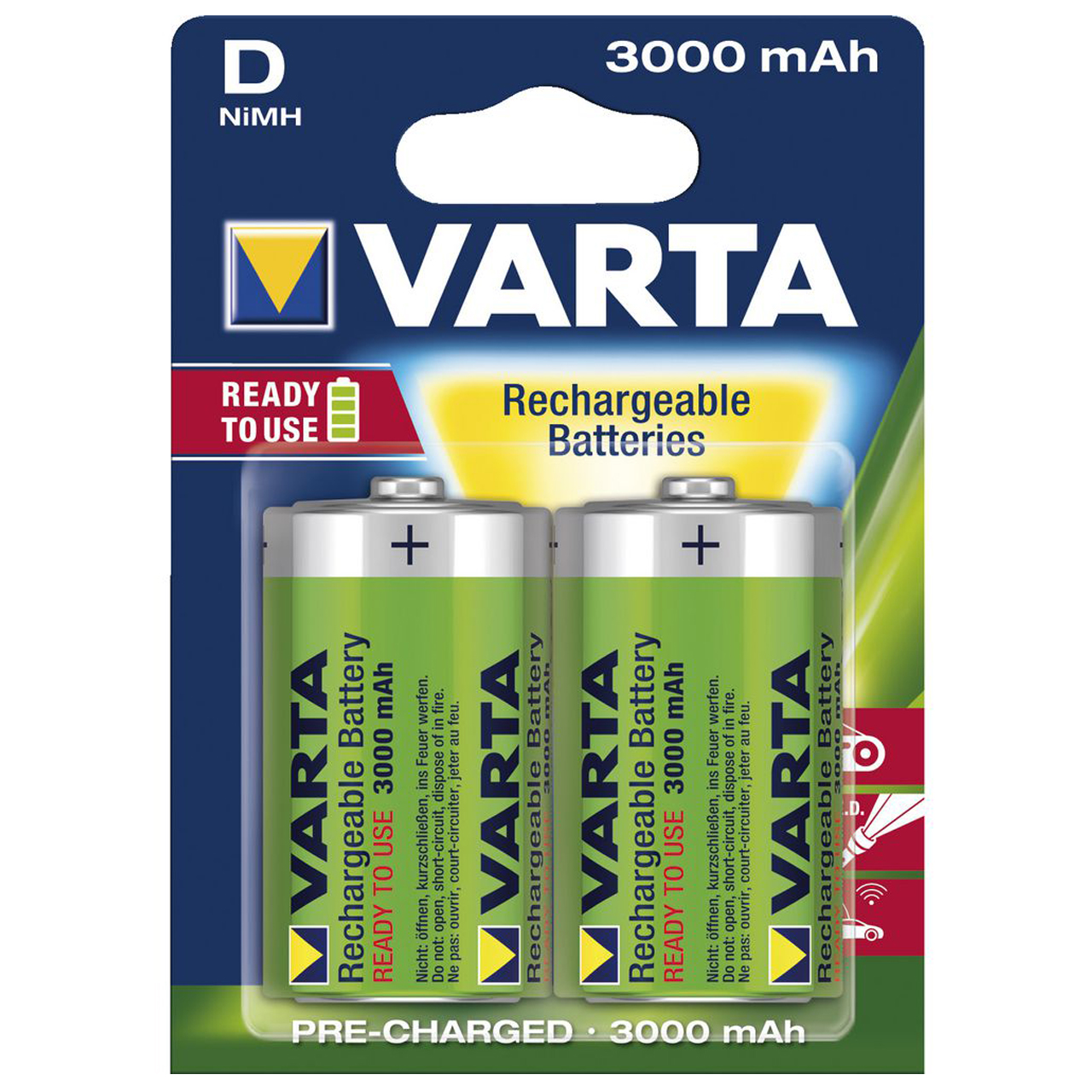 باتری بزرگ شارژی (قابل شارژ) وارتا