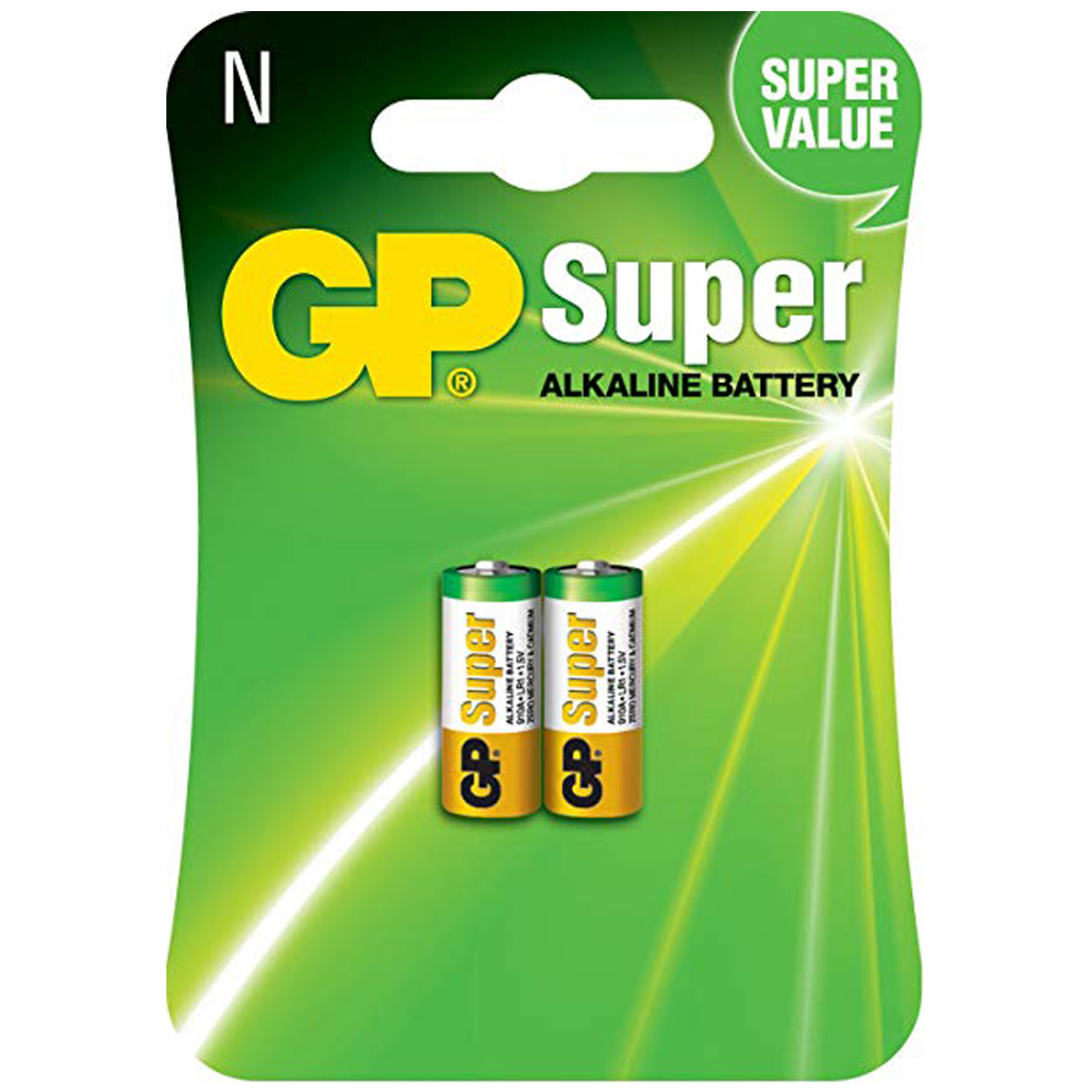 باطری جی پی ان (GP - N) کارتی 2 عددی