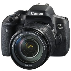 دوربین کانن 750D با لنز 135-STM 18