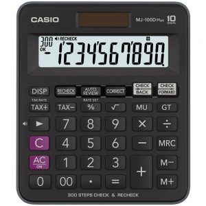 ماشین حساب کاسیو (CASIO) مدل MJ – 100 رومیزی