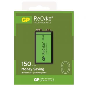 باطری کتابی شارژی (قابل شارژ) جی پی (GP) 150 میلی آمپر