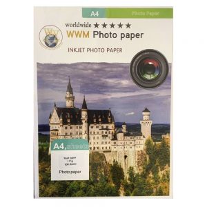 کاغذ A4 دبلیو دبلیو ام کوتد 115 گرم 100 عددی (WWM PAPER A4 COATED 115 gr 100 SHEETS)