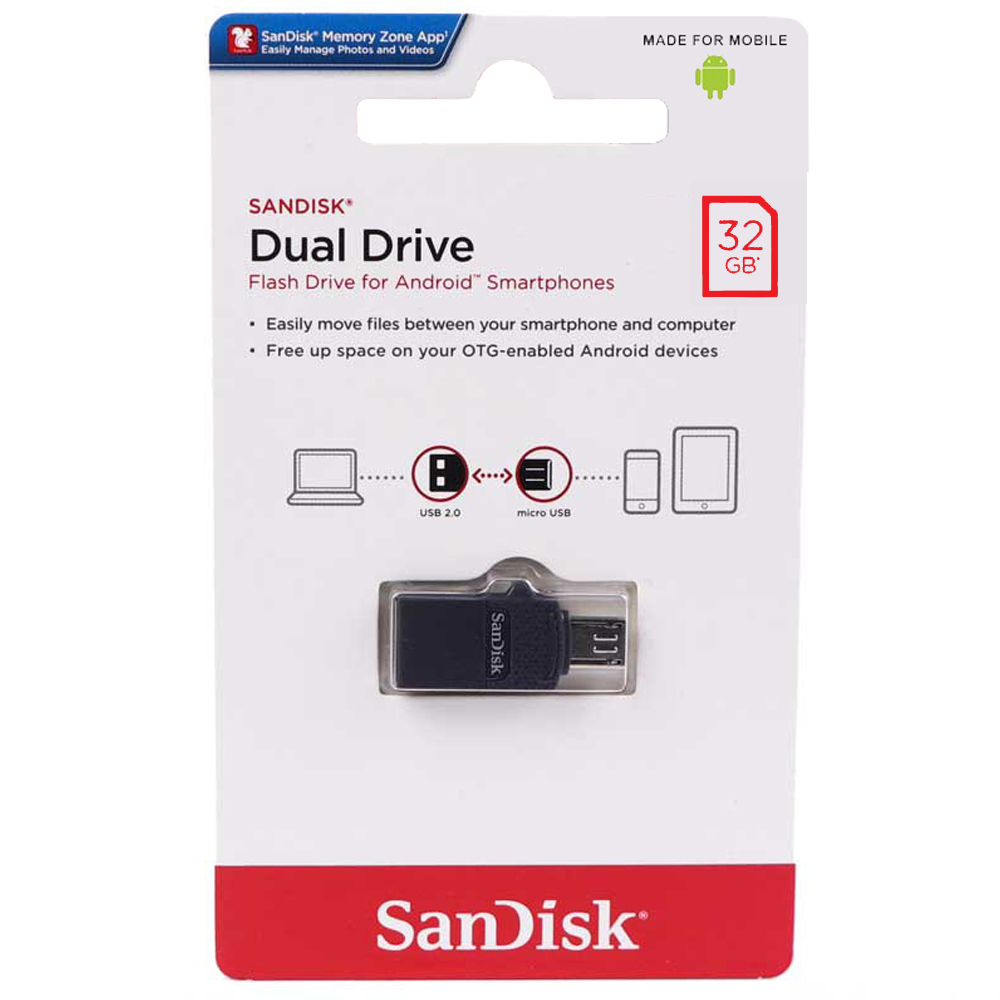 فلش مموری (کول دیسک) سن دیسک 32 گیگابایت OTG