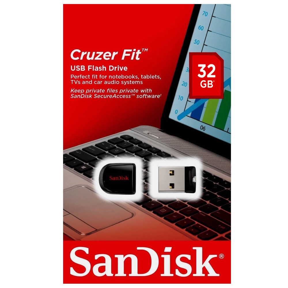 فلش مموری (کول دیسک) سن دیسک 32 گیگابایت سری Fit