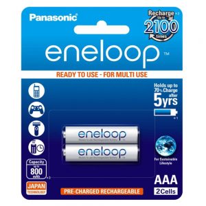 باتری نیم قلمی شارژی (قابل شارژ) پاناسونیک eneloop