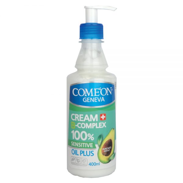 کرم پمپی کامان مدل مرطوب کننده مناسب برای پوست های خشک با حجم 400 میلی لیتر ( comeon cream )