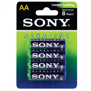 باتری قلمی سونی آلکالاین 4 عددی - جعبه ی 12 تایی