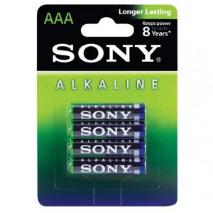 باتری نیم قلمی سونی آلکالاین 4 عددی