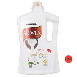 مایع دستشویی 2000 گرمی شیر و نارگیل آلوکس (ALOVEX)