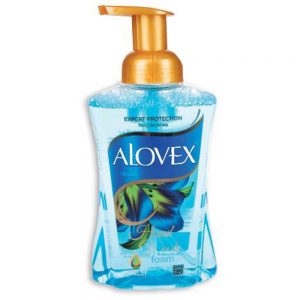 مایع دستشویی 500 گرم فوم آبی آلوکس (ALOVEX)