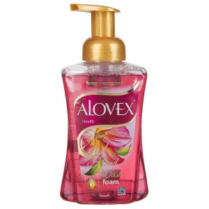 مایع دستشویی 500 گرم فوم قرمز آلوکس (ALOVEX)