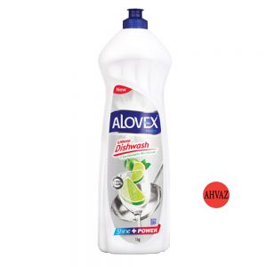مایع ظرفشویی 1000 گرمی لیمویی آلوکس (ALOVEX)