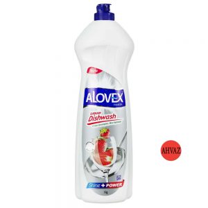 مایع ظرفشویی 1000 گرمی توت فرنگی آلوکس (ALOVEX)