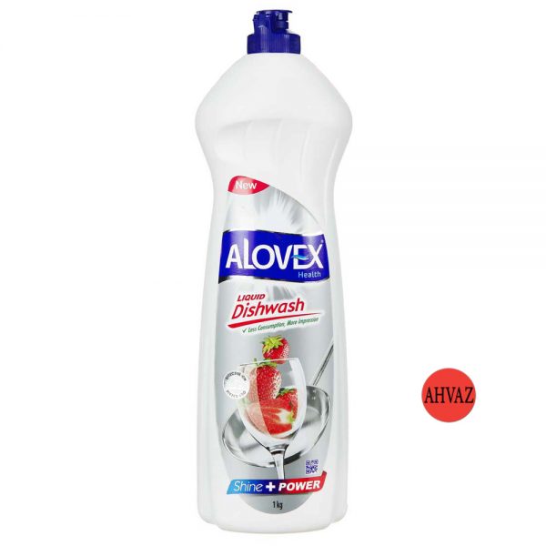 مایع ظرفشویی 1000 گرمی توت فرنگی آلوکس (ALOVEX)