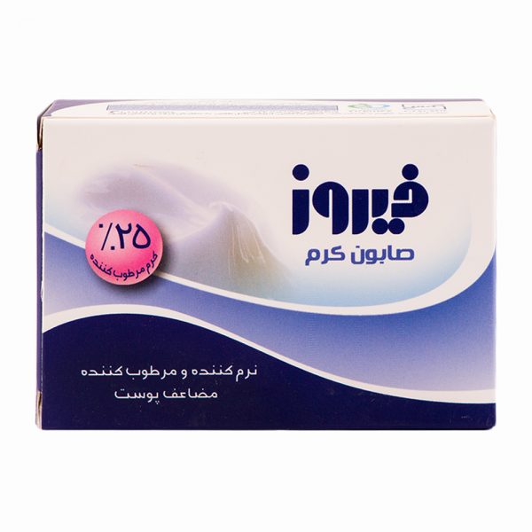 صابون فیروز کرم دار مقدار 120 گرم