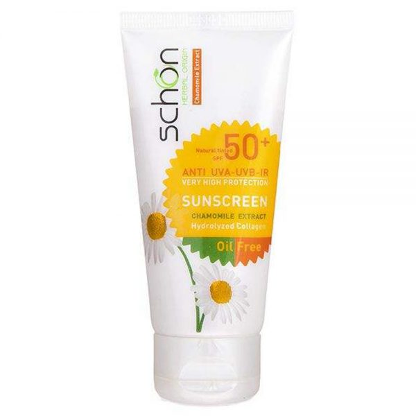 کرم ضد آفتاب شون مدل SPF +50 فاقد چربی و رنگی