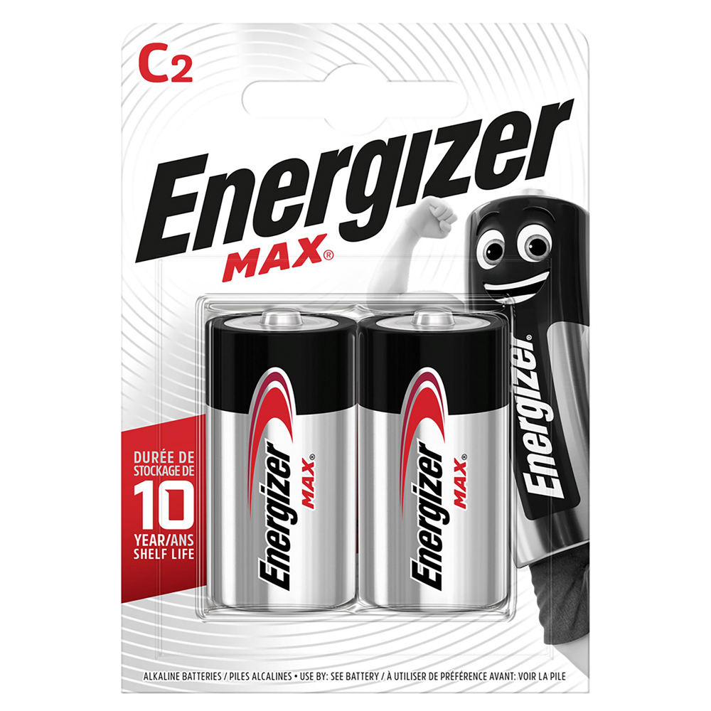 باتری متوسط انرجایزر 2 عددی مکث (ENERGIZER BATTERY MAX C)