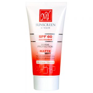 کرم ضد آفتاب تیوپی مای مدل SPF 60 فاقد چربی کرم پودری رنگی به حجم 50 میلی لیتر