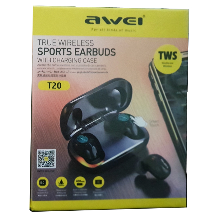 هدست بی سیم اوی مدل تی 20 (AWEI T20) - تصویر 2