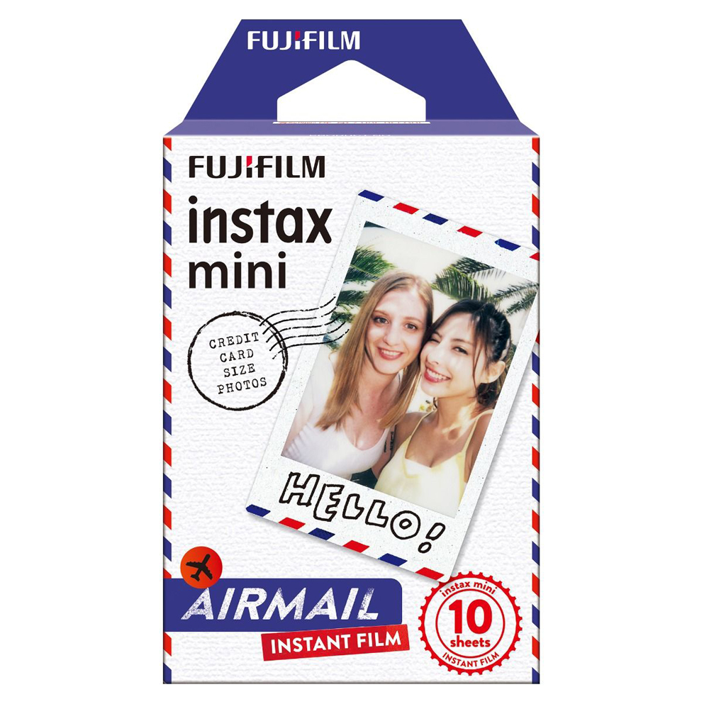 فیلم دوربین فوجی instax مینی مدل ایرمیل (AIRMAIL) (10 تایی)