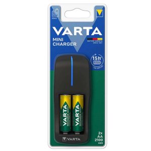 شارژر وارتا 2 باتری با 2 باتری قلمی